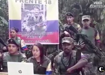 Frente 18 de ex-FARC mafia respalda propuesta de volver a la guerra en Colombia